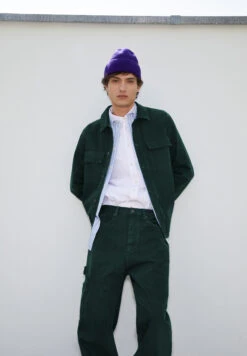 Armedangels Denim Jacket Regular Fit Made Of Recycled Cotton -Armedangels aanoj teal stone01 05