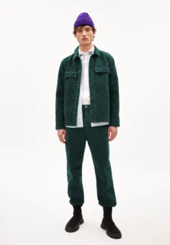 Armedangels Denim Jacket Regular Fit Made Of Recycled Cotton -Armedangels aanoj teal stone01 06