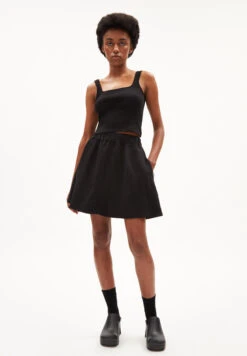 Armedangels Rib-Top Slim Fit Made Of Organic Cotton Mix 11 Armedangels Rib-Top Slim Fit Made Of Organic Cotton Mix -Armedangels aanong black01 06