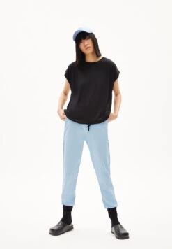 Armedangels Sweatshirt Loose Fit Made Of TENCEL™ Lyocell Mix -Armedangels aapke black01 06