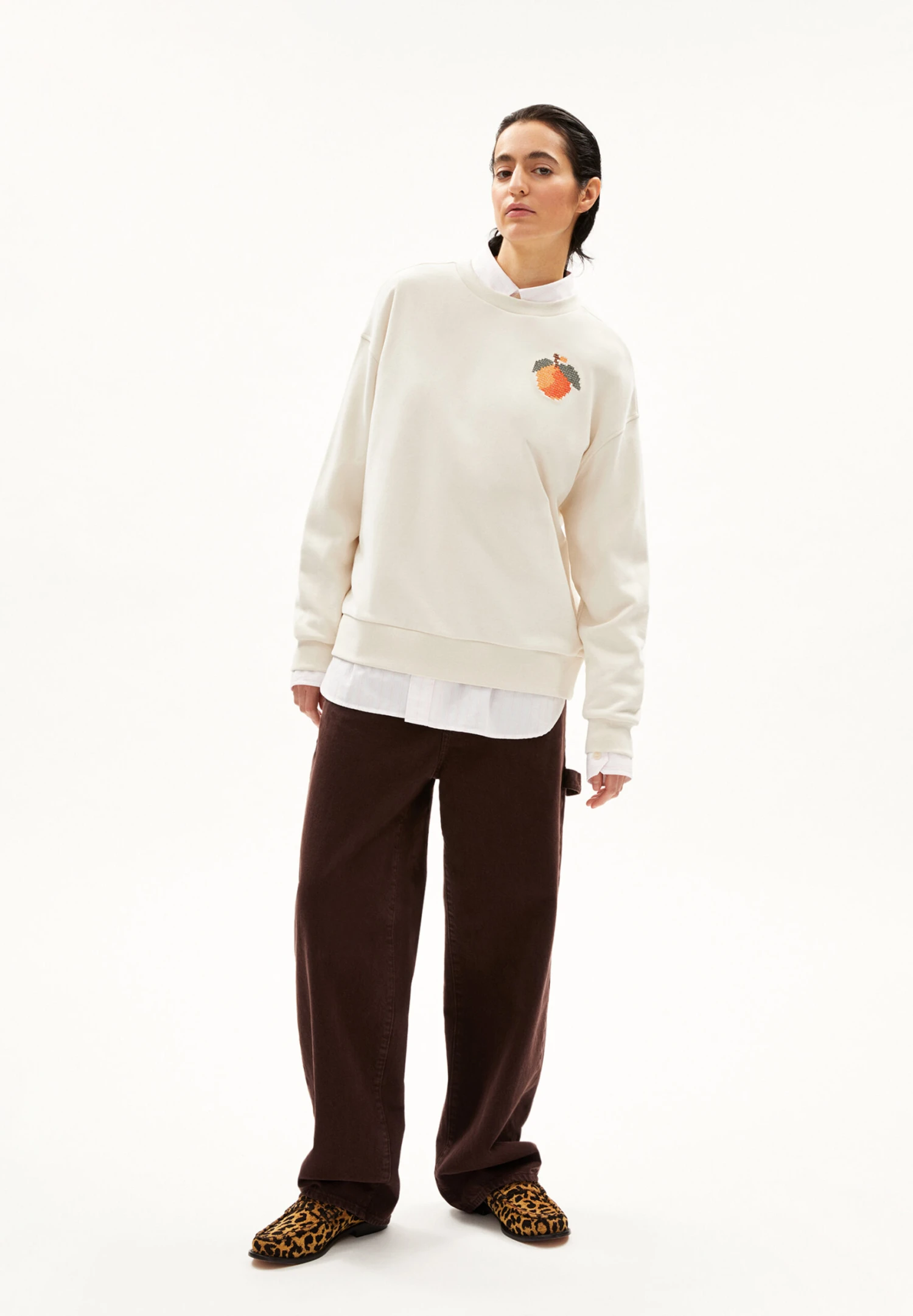 Armedangels Sweatshirt Oversized Fit Made Of Organic Cotton 6 Armedangels Sweatshirt Oversized Fit Made Of Organic Cotton - Image 4