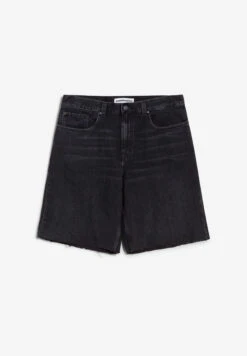 Armedangels Denim Shorts Made Of Organic Cotton -Armedangels aasko worn out black01 10