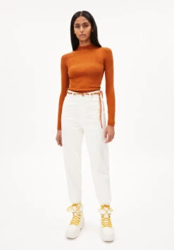 Armedangels Pullover Fitted Fit Made Of Organic Cotton -Armedangels alaania burnt 06