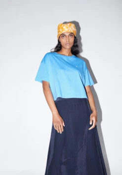 Armedangels T-Shirt Made Of Organic Cotton -Armedangels albertaa blueniverse01 05