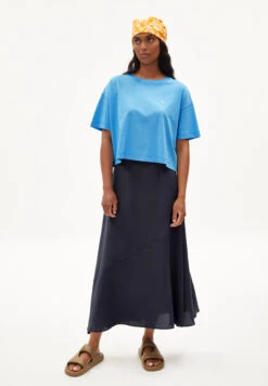 Armedangels T-Shirt Made Of Organic Cotton -Armedangels albertaa blueniverse01 06