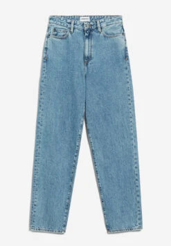 Armedangels High Waist Loose Fit Made Of Organic Cotton Mix 17 Armedangels High Waist Loose Fit Made Of Organic Cotton Mix -Armedangels andraa retro light salty blue01 10