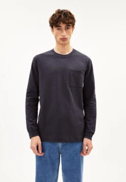 Armedangels Longsleeve Regular Fit Made Of Organic Cotton 13 Armedangels Longsleeve Regular Fit Made Of Organic Cotton -Armedangels baazo flamE night01 sky
