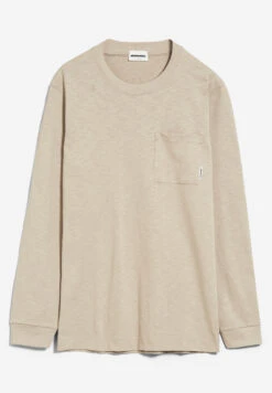 Armedangels Longsleeve Regular Fit Made Of Organic Cotton -Armedangels baazo flamE sand stone 10