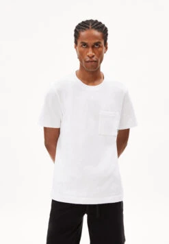 Armedangels T-Shirt Relaxed Fit Made Of Organic Cotton -Armedangels bazaao flamE01 white