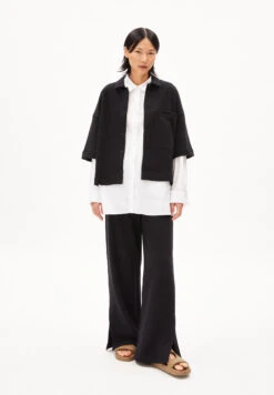 Armedangels Sweat Jacket Loose Fit Made Of Organic Cotton -Armedangels benedettaa black01 06