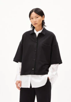 Armedangels Sweat Jacket Loose Fit Made Of Organic Cotton -Armedangels benedettaa01 black