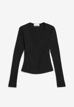 Armedangels Rib Longsleeve Made Of Organic Cotton Mix 11 Armedangels Rib Longsleeve Made Of Organic Cotton Mix -Armedangels biancaa lola black01 10