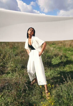 Armedangels Pants Regular Fit Made Of Linen-Mix -Armedangels carunaa lino off white01 08