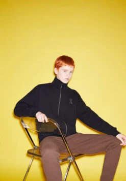 Armedangels Sweat Jacket Oversized Fit Made Of Organic Cotton -Armedangels cinciaa black01 05