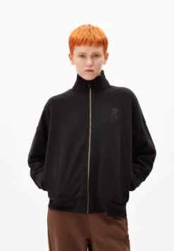 Armedangels Sweat Jacket Oversized Fit Made Of Organic Cotton -Armedangels cinciaa01 black