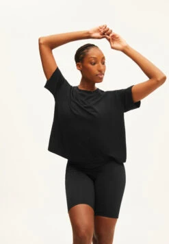 Armedangels Activewear T-Shirt Made Of TENCEL™ Lyocell -Armedangels claaudi01 black