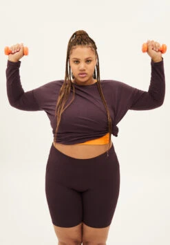 Armedangels Activewear Longsleeve Made Of TENCEL™ Lyocell Mix -Armedangels dayitaa fudge01 05