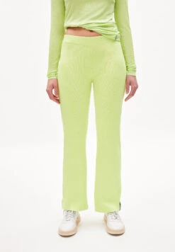 Armedangels Knit Pants Regular Fit Made Of Organic Cotton Mix -Armedangels duniaa light01 lime