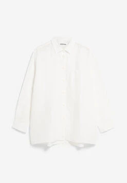 Armedangels Blouse Relaxed Fit Made Of Linen Mix -Armedangels ealgaa lino white 10