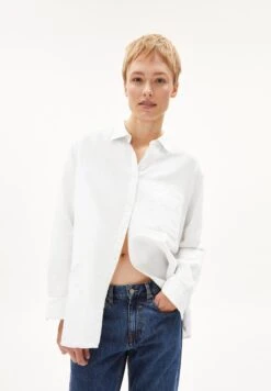 Armedangels Blouse Relaxed Fit Made Of Linen Mix -Armedangels ealgaa lino01 white