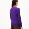 Armedangels Sweater Slim Fit Made Of Wool -Armedangels eldiaa indigo lilac 02