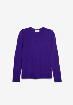 Armedangels Sweater Slim Fit Made Of Wool -Armedangels eldiaa indigo lilac 10
