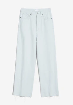 Armedangels Denim High Waist Wide Leg Made Of Organic Cotton Mix 14 Armedangels Denim High Waist Wide Leg Made Of Organic Cotton Mix -Armedangels enijaa cropped blue white01 10