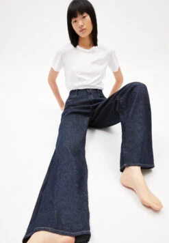 Armedangels High Waist Wide Leg Made Of Organic Cotton Hemp Mix -Armedangels enijaa hemp ra01 05