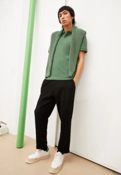 Armedangels Polo T-Shirt Made Of Organic Cotton -Armedangels faabao myrtales01 05