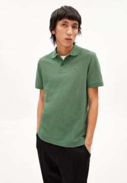 Armedangels Polo T-Shirt Made Of Organic Cotton -Armedangels faabao01 myrtales