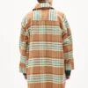 Armedangels Overshirt Oversized Fit Made Of Organic Cotton Mix -Armedangels faadey check cedar wood01 02
