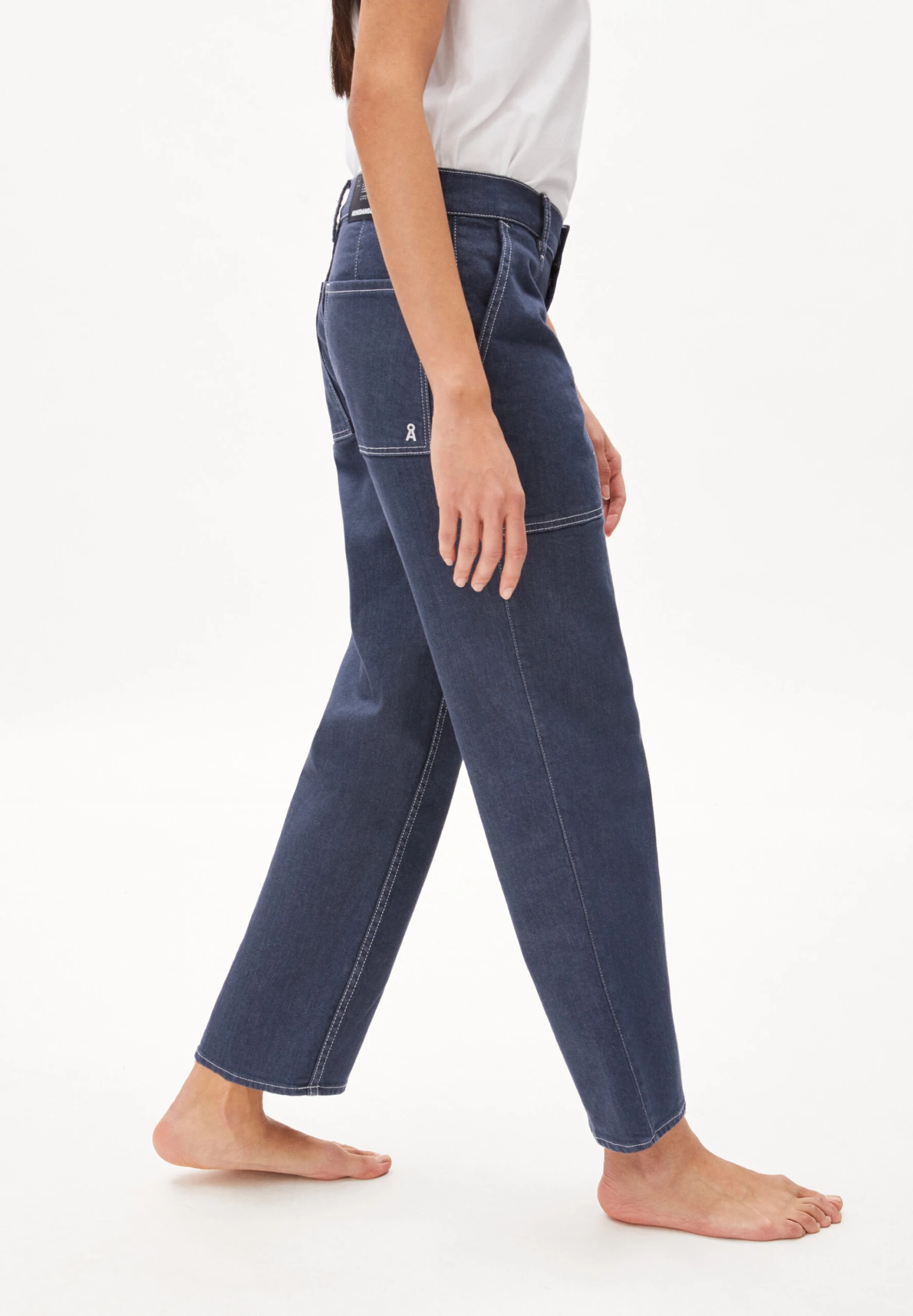 Armedangels Straight Fit Mid Waist Ankle Made Of Organic Cotton Mix 7 Armedangels Straight Fit Mid Waist Ankle Made Of Organic Cotton Mix - Image 5