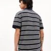 Armedangels T-Shirt Regular Fit Made Of Organic Cotton -Armedangels fibraa stripes night sky 02