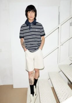 Armedangels T-Shirt Regular Fit Made Of Organic Cotton -Armedangels fibraa stripes night sky 05