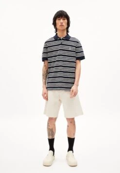 Armedangels T-Shirt Regular Fit Made Of Organic Cotton -Armedangels fibraa stripes night sky 06