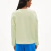Armedangels Sweatshirt Made Of Organic Cotton -Armedangels frankaa maarlen stripe light lime undyed 02