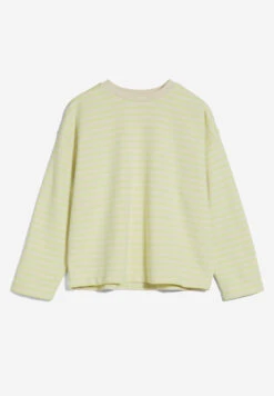 Armedangels Sweatshirt Made Of Organic Cotton 12 Armedangels Sweatshirt Made Of Organic Cotton -Armedangels frankaa maarlen stripe light lime undyed 10