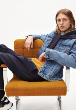 Armedangels Denim Jacket Regular Fit Made Of Organic Cotton Mix -Armedangels gaatis retro used wash 05