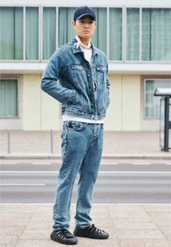 Armedangels Denim Jacket Regular Fit Made Of Organic Cotton Mix -Armedangels gaatis retro used wash 08