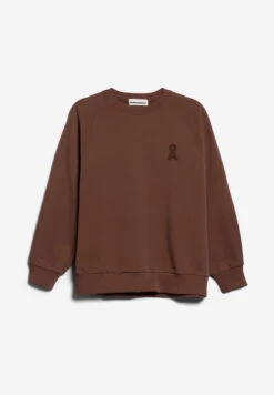 Armedangels Sweatshirt Loose Fit Made Of Organic Cotton 12 Armedangels Sweatshirt Loose Fit Made Of Organic Cotton -Armedangels giovannaa deep brown01 10
