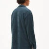 Armedangels Overshirt Relaxed Fit Made Of Organic Cotton -Armedangels haano night petrol01 02