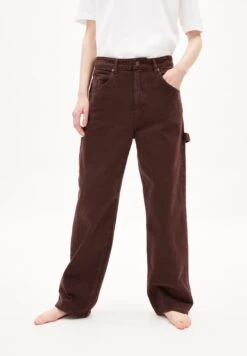 Armedangels Loose Fit Denim Made Of Recycled Cotton -Armedangels haayi carpenter dark swamp