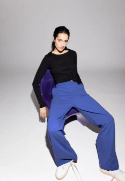 Armedangels Jersey Pants Regular Fit Made Of LENZING™ ECOVERO™ Mix -Armedangels himaari vibrant violet01 05