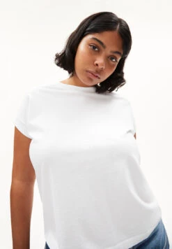 Armedangels T-Shirt Loose Fit Made Of Organic Cotton -Armedangels idaara white 04 large