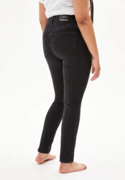 Armedangels Skinny Fit High Waist Made Of Organic Cotton Mix 19 Armedangels Skinny Fit High Waist Made Of Organic Cotton Mix -Armedangels ingaa washed down black 002 medium