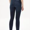 Armedangels Skinny Fit High Waist Made Of Organic Cotton Mix -Armedangels ingaa x stretch neptune blue 02