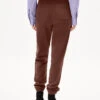 Armedangels Sweat Pants Regular Fit Made Of Organic Cotton -Armedangels ivaa deep brown01 02