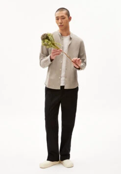 Armedangels Shirt Made Of Linen-Mix 11 Armedangels Shirt Made Of Linen-Mix -Armedangels jaacko lino light desert01 05