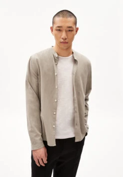 Armedangels Shirt Made Of Linen-Mix 15 Armedangels Shirt Made Of Linen-Mix -Armedangels jaacko lino light01 desert