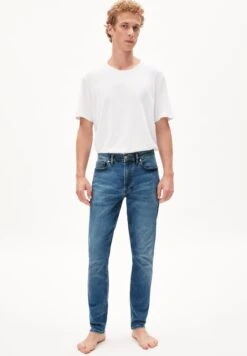 Armedangels Slim Fit Denim Made Of Organic Cotton Mix -Armedangels jaari x stretch rainstorm01 06